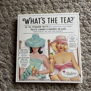 What's The Tea? Ice Tea Eyeshadow Palette Cool Shades w/ Eyelid Primer